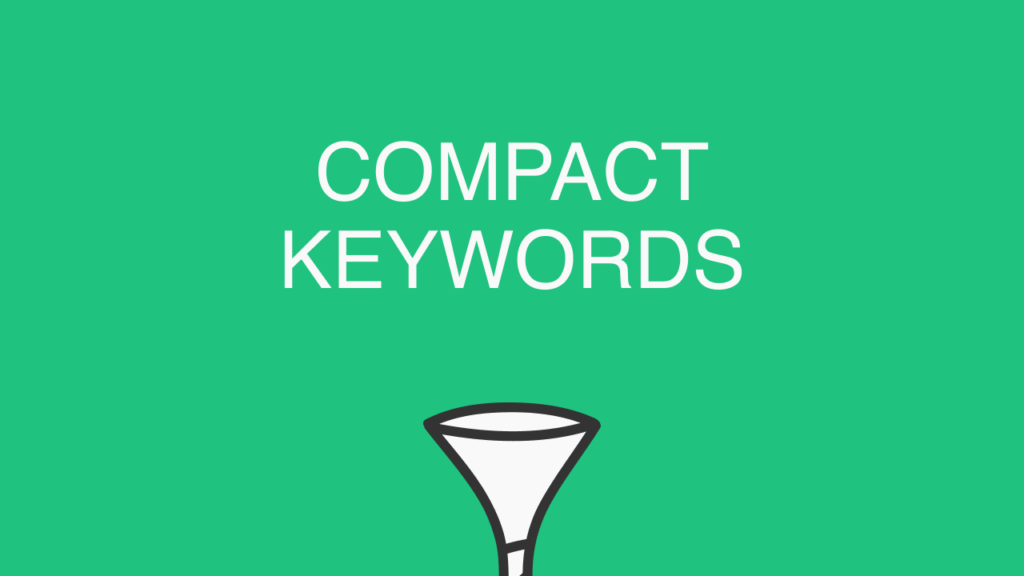 Compact Keywords