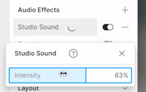 Descript Studio Sound for podcasts