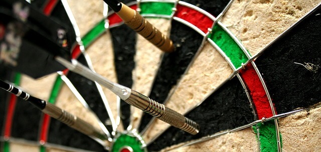 A dart board, symbolizing targeting different groups with your digital marketing.