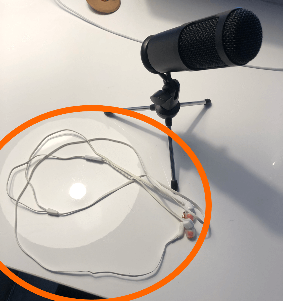 You don't need expensive equipment to be a frequent guest on podcasts. Headphones with a decent microphone are often good enough.