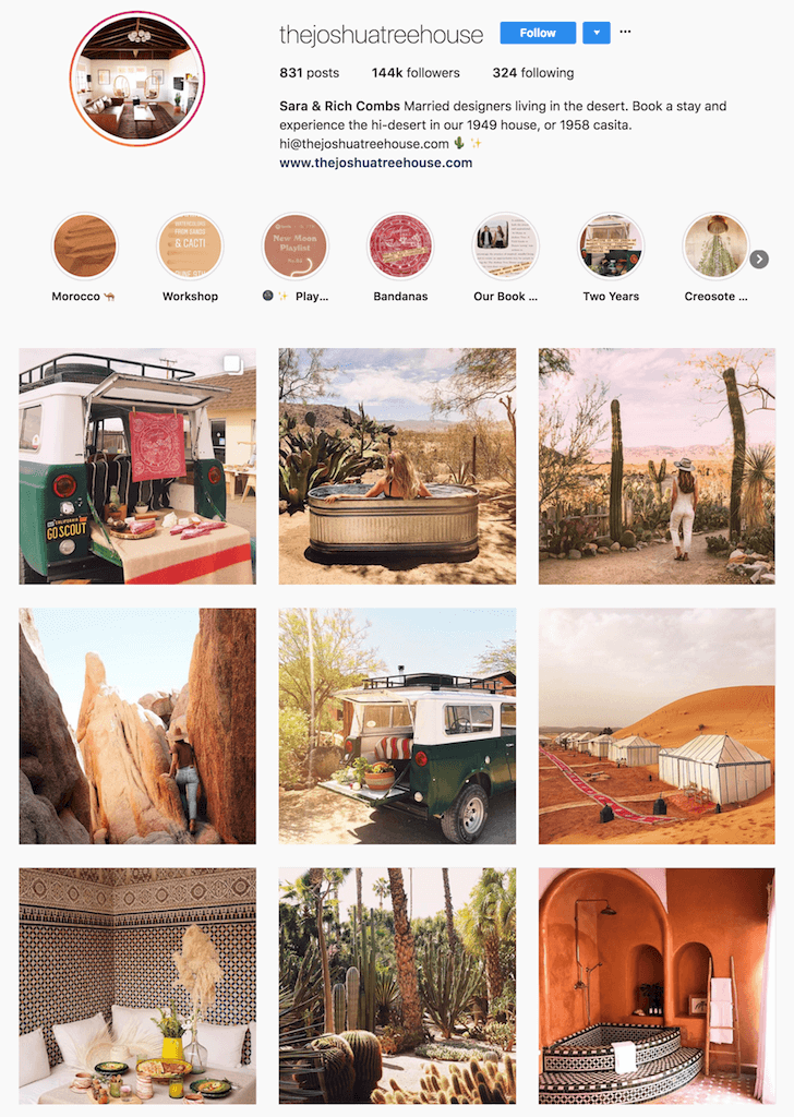 The Joshua Tree House Instagram page.