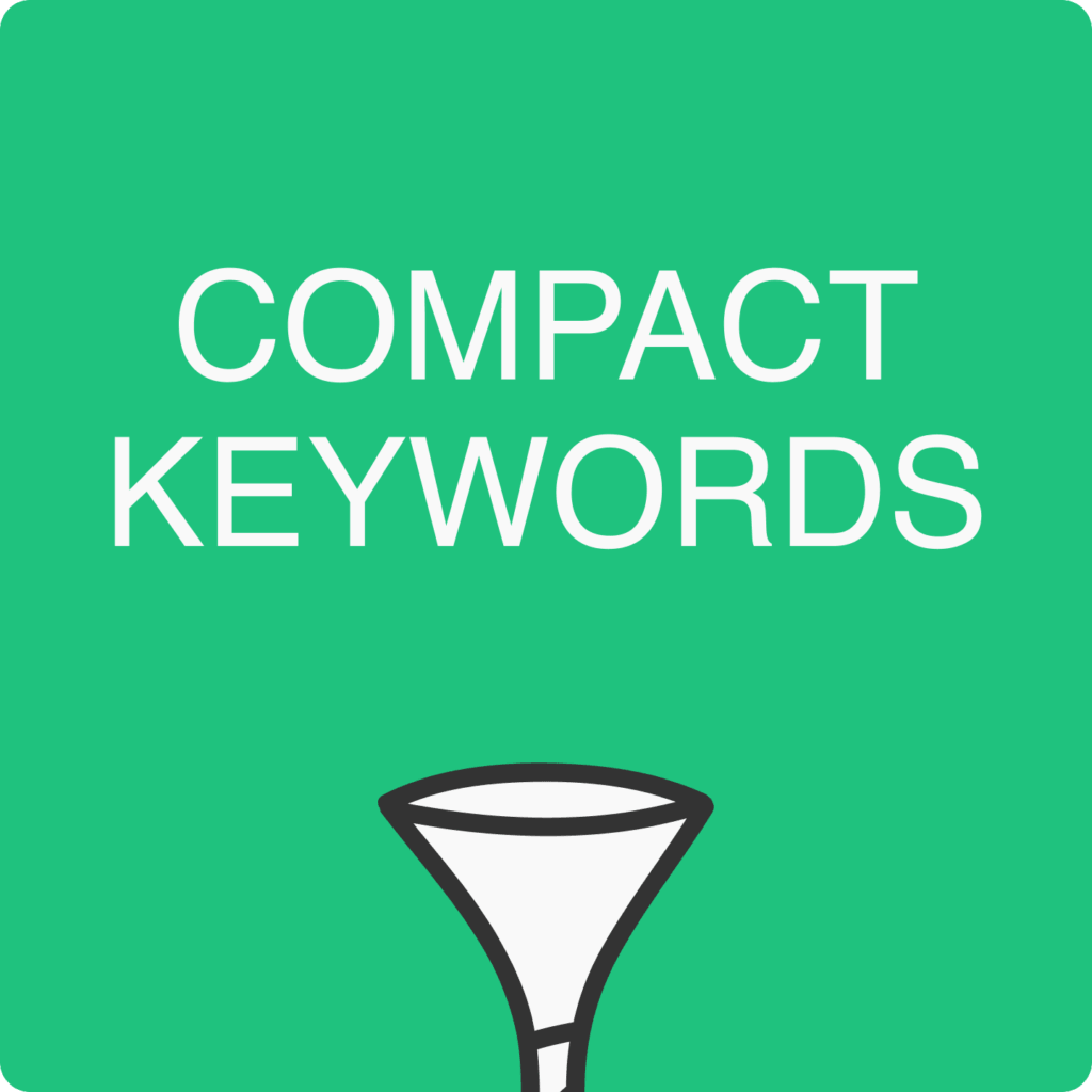 Compact Keywords