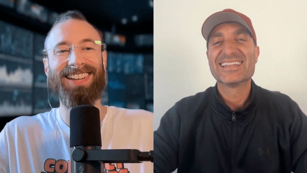 Edward Sturm and James Dooley recording an episode of The Edward Show. "Query Augmentation: How One Page Ranks for Thousands of Keywords | James Dooley" - Episode 1171 - September 2026.