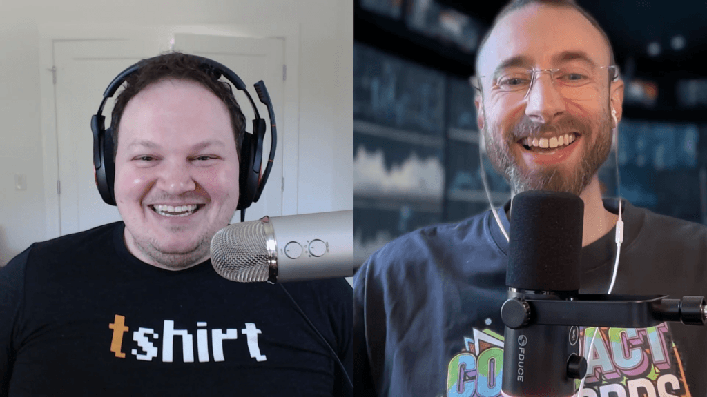 Edward Sturm and Patrick Stox of Ahrefs recording an episode of The Edward Show. "Patrick Stox Exposes the Biggest SEO Myths in 2026" - Episode 1022 - April 2026.